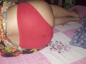 Desi House wife in Red panty Milky thigh porn videos indian aunty xxx