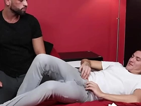The supposed only leg knead revolution to relieving his stepson Johnny Hunter sexual desire porn oic