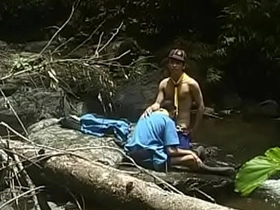 Slim Asian scout sucks and bangs bottom in outdoor duo shtick sister pee xxx