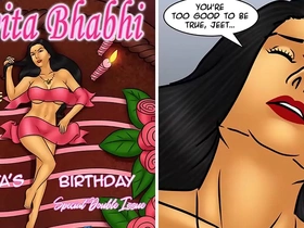 Savita Bhabhi Episode 100 - Savita&rsquo;s Birthday hindi porn erotic
