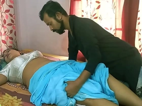 Desi hot bhabhi having sex with houseowner son&excl; Hindi webseries sex with dirty audio manwa xxx