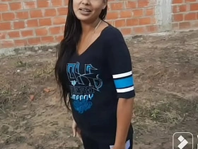 PORNO EN ESPA jovencita putita pillada en dampen calle, se deja follar duro por su culo aprieto por un celular, le lleno su carita joven de leche porno casero tamilacters xnxx