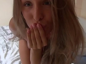 Barely legal girl fingering her beautiful young pussy adjacent camera xnxx tv