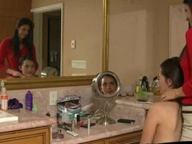 Teen Melanie added to stepmom India horny 3some yon the open the bowels boys. xxxxxx