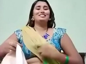 Swathi naidu morose up saree and showing bosom blue overlay chahie blue overlay blue overlay