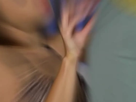 Desirable brunette devours a big hard boner porn xxx image