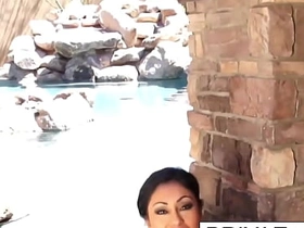 Indian MILF Priya Rai gets all wet outside by the unify porn gaames