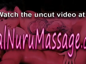 Nuru massaging babe fucks amber may porn videos