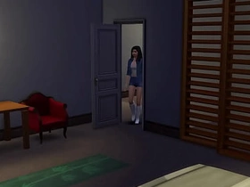 Asian Trans gets Fucked by Teen with Huge Cock Futa Sims Episode xxx comm