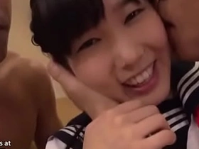 Japanese beauty in uniform squirts and enjoys wild making love jynx maze xxxxx