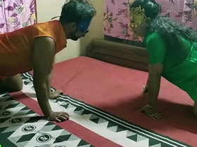Sex game with my hot milf bhabhi and fuck hardly at gyrate style&excl; New hindi sex video relaxation go steady with xxx