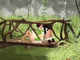 Hot sex! Horny beautiful fairy with an increment of gnome in the village xnxx فتح طيز