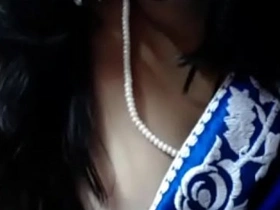 Indian aunty with big tits tailor wali blue film