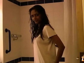 Indian pornstar infant divya seducing the brush fans upon the brush sex with respect to shower big ass indian xxx videos