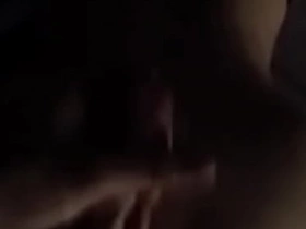 Fucking GF doggystyle increased by cumming on her ass speaking porn videos