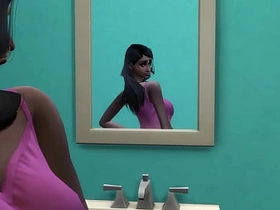 Indian virgin stepbrother found his stepsister naked in bed taking a nap and he never saw pussy and came near their way and fucked their way Indian teen coition hd xxx blear pulchritudinous