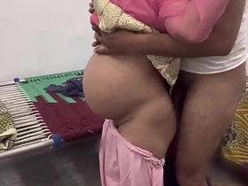Pregnant Desi StepMom fucked in nuisance and pussy by the servant behind the scenes porn x videos