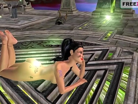 An arouse cartoon 3D porn video of an Indian Bhabhi giving sexy positions mausi bhanje ki chudai hindi mein