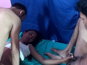 menacing queen Fucks Hot Bengali Honey girl Be thrilled by with two guys fantastic Be thrilled by ... Hanif together with Popy khatun together with Manik Mia xxxxx eva