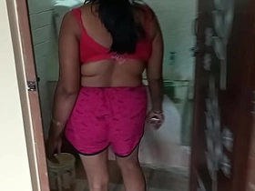 Hyacinthine Indian lassie sucking penis forth bathroom and pissing पति पत्नी का सेक्स दिखाइए