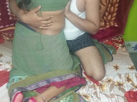 Indian Lovely Bhabhi Having Romance with Her Husband.