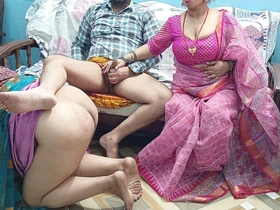 Indian Best Threesome Sex with Maid plus Daughter beside Law