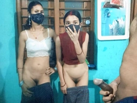 Stepfather Fuck Two Stepdaughters