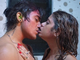 On Holi, the Man Teeming on touching the Neighborhood Fucked the Neighbor's Wife