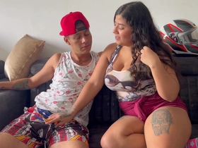 I Arrive with regard to Term My Indian Stepsister in Her New House and I End up Fucking Her Self-indulgently on Her Furniture