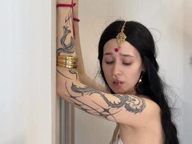 Hard Sex everywhere an Indian Girl, She Was an Obedient Whore