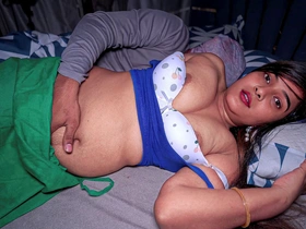 Pre-eminent Time Indian Bhabhi Shared a Bed with Hubby's Friend, It Turns Into Romantic Hardfuck