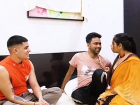 Hardcore Sex with Indian Desi Bhabi Infront of Her Cuckold Boyfreind