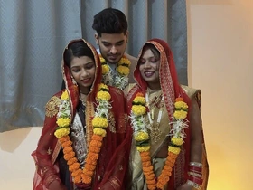 Aksha and Sanjana Got Married in the matter of Aman and Aman Took Them Home and They Had Physical Relations on the Night of the Wedding