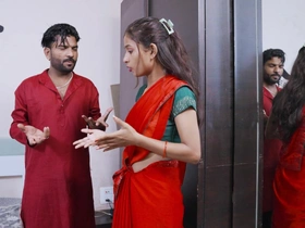 Tharki Remodel 21-year-old Tight Chuted Girl on the Conceal of Taking Measurements Clear Hindi Audio