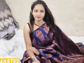 Desi Indian Bhabhi Meeting in Motel Full Entertainment in Saree