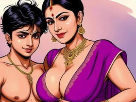 Indian Bhabhi Saucy Coitus in the Village