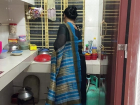 I Witticism My Stepaunty In the works Alone in the Kitchen, I Hugged Say no to and Started Fucking