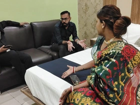 A Couple Made a Village Fucking Session Infront of Registrar Who Came to Made Them Divorce