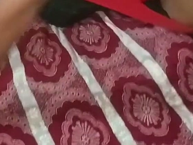 Young Indian Desi Village Step-sister Fucking wide Step-brother in Evident Hindi Audio