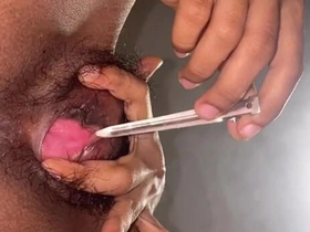 Playing with My Hairy Pussy