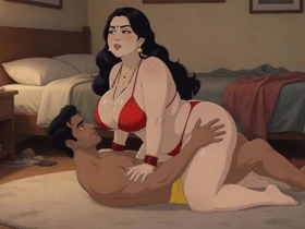 Desi Indian Shweta Bhabhi Having Sex at Office with Hindi Audio Animation Integument