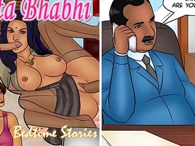 Savita Bhabhi Episode 97 - Each night Stories indian xxx videos.