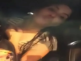 Group fun in car girls exposing boobs to lucky guy xxx porn free video