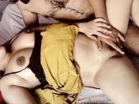 Hot Indian Bhabhi Fucked Rough by Age-old Father here Law