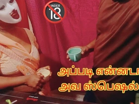 Stepsister-in-law Reverts to Old Influence Contain Hurt Her Ego - Full Glum Tamil Video with Loud Moaning