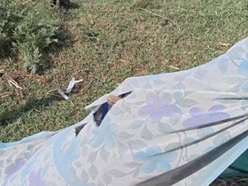 Fucking Sister-in-law Measurement She Is Washing Clothes in be passed on Field