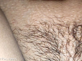Cum almost My Lovely Wife Neha's Pussy for the First Time