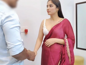 Indian Sweety Bhabhi Fucking Hard with Chunky Black Dick, Blinkit Furnishing Boy