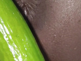 My Husband Enlarged My Pussy by Putting Cucumber prevalent It.
