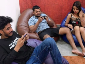 Indian Asian Desi Three Friends Effectuation Sexgame